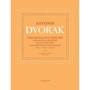 Antonín Dvořák Koncert pro violoncello a orchestr h moll op. 104 Nuty