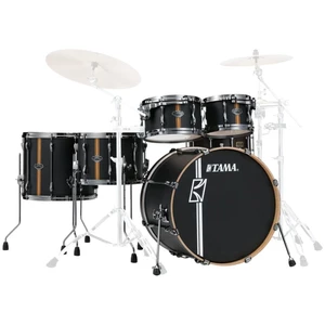 Tama ML52HZBN2 Superstar Hyper‐Drive Maple Duo Flat Black Vertical Stripe