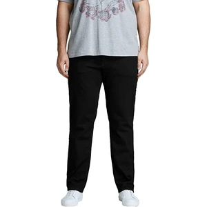 Jack&Jones PLUS Pánske džínsy Slim Fit JJITIM JJORIGINAL 12153645 Black Denim 44/36