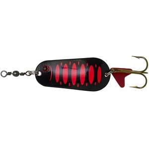 Dam třpytka effzett standard spoon uv fluo red black - 5,5 cm 22 g