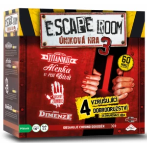 ESCAPE ROOM 3: úniková hra - 4 scénáře