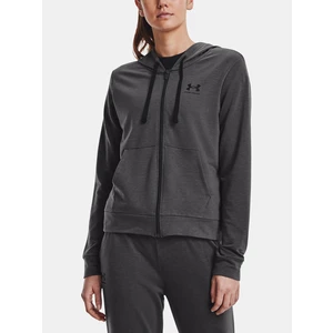 Mikina Under Armour 1369853 dámska, šedá farba, s potlačou