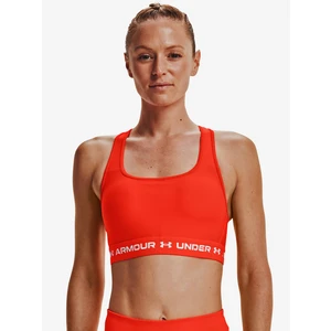 Under Armour UA Crossback Mid Bra Oranžová S