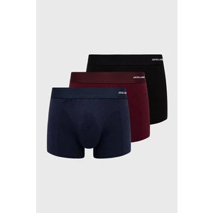 Jack&Jones 3 PACK - pánske boxerky JACBASIC 12198852 Port Royale M