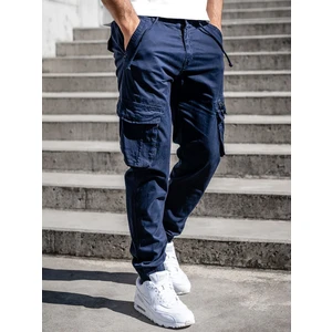 Pantaloni joggers cargo bleumarin Bolf CT6707S0