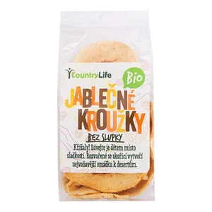 Country Life Jablečné kroužky sušené bez slupky BIO 60 g