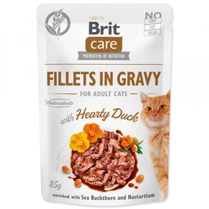 BRIT CARE cat kapsa ADULT  HEARTY  duck - 85g