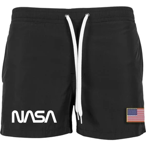 NASA Worm Logo Fekete S Zenei nadrág / rövidnadrág