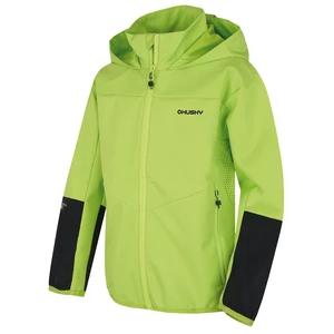 Husky Sonny K 164, jasně zelená Dětská softshell bunda