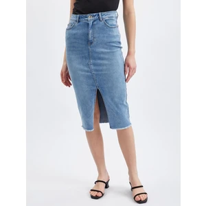 Orsay Blue Denim Skirt - Women