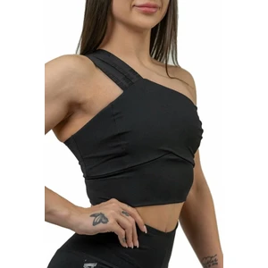 Nebbia High Support Sports Bra INTENSE Asymmetric Black XS Intimo e Fitness