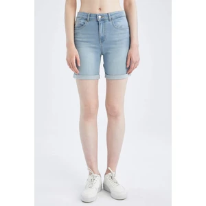 DEFACTO Slim Fit Mini Jean Short