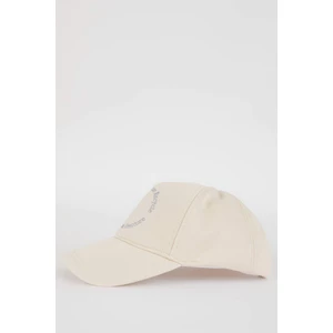 DEFACTO Man Cotton Embroidered Cap Hat