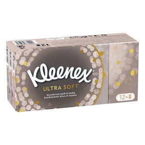 Kleenex Ultra Soft papírové kapesníky 12x9 ks