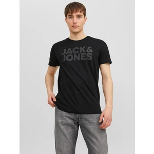 Jack&Jones Pánské triko JJECORP Slim Fit 12151955 Large/Black S