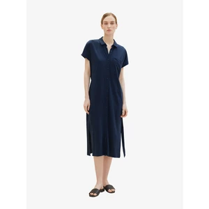 Dark blue Ladies Shirt Midishdresses Tom Tailor - Women