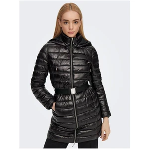 Black Women's Winter Quilted Jacket ONLY Scarlett - Women