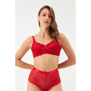 Dagi Red Lace Consolidating Bra