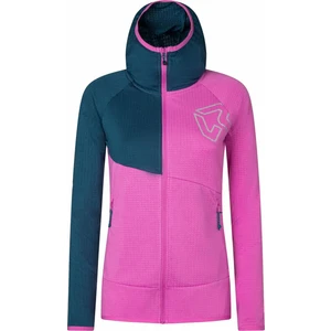 Rock Experience Zebra Hoodie Woman Fleece Super Pink/Moroccan Blue L Bluza outdoorowa