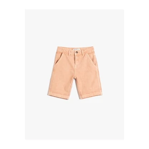 Koton Shorts - Orange - Normal Waist