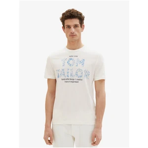 Cream Men's T-Shirt Tom Tailor - Men