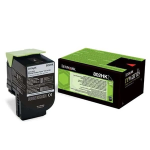 Lexmark originální toner 80C2HK0, black, 4000str., return, Lexmark CX410/510