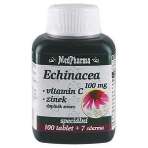 MedPharma Echinacea 100mg+vitamín C+zinek 107 tablet