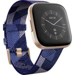 Chytré hodinky Fitbit Versa 2 Special Edition Navy a Pink Woven