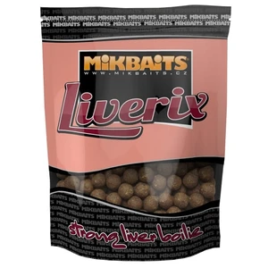 Mikbaits boilie liverix mazaná škebľa 1 kg 20 mm