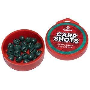 Garda bročky carp shots camou green - 20 ks 0,9 g