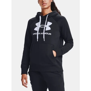 Under Armour Mikina Rival Fleece Logo Hoodie-Blk