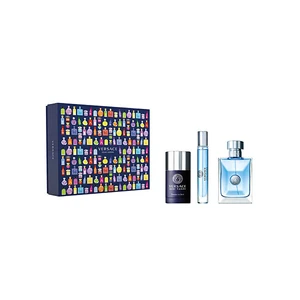 Versace Pour Homme - EDT 100 ml + tuhý deodorant 75 ml + EDT 10 ml