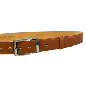 Penny Belts Pánsky kožený spoločenský opasok 35-020-2-42 Hnedý 110 cm