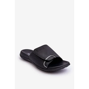 Men's Classic Big Star Slippers Black