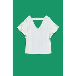 LADIES SHIRT L-KO-4051 WHITE