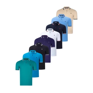 Men's polo shirt dewberry