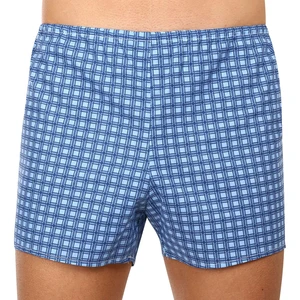 Classic men's boxer shorts Foltýn blue oversize