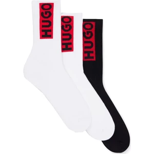 3PACK Hugo Boss Ankle Socks Multicolored