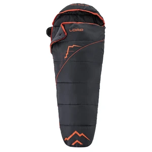 Baby mummy sleeping bag LOAP IRON EVO KID Black/Orange