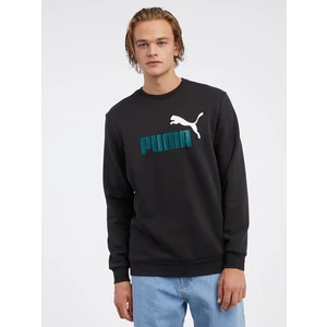 Black Men Sweatshirt Puma ESS+ 2 - Men