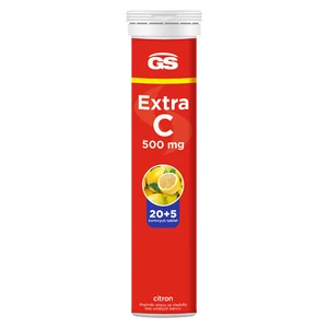 GS Extra C 500 mg citrón 20 + 5 šumivých tabliet