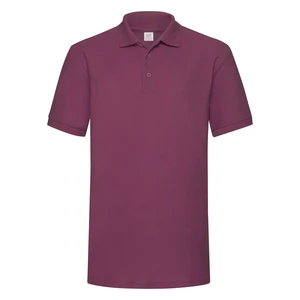 Burgundy Heavy Polo Friut of the Loom