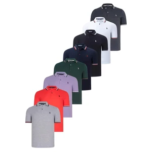 OCTAL SET T8594 DEWBERRY T-SHIRT MĘSKI CZARNY-BIAŁY-GRANATOWY-NEFTI-ANTH.-GRANAT-LILA-SZARY