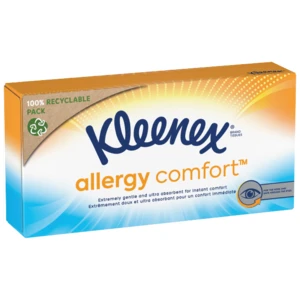 Kleenex Allergy Comfort Box papierové vreckovky 56 ks