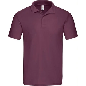 Burgundy Men's Polo Shirt Original Polo Friut of the Loom