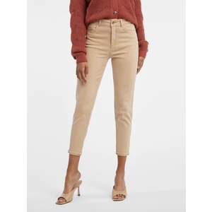 Orsay Beige Women's Shortened Slim Fit Jeans - Women