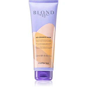 Inebrya BLONDesse No-Orange Mask maska na vlasy neutralizující mosazné podtóny 250 ml