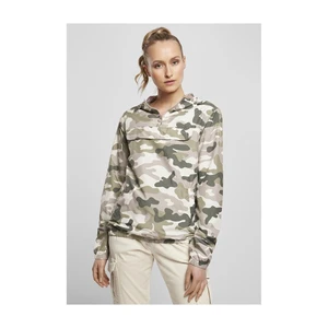 Ladies Camo Pull Over Jacket Duskrose Camo