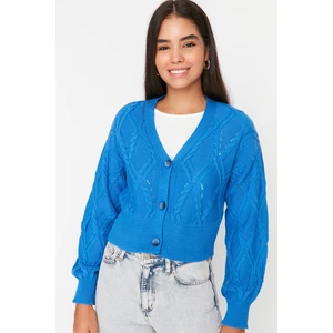 Trendyol Cardigan - Blue - Regular fit