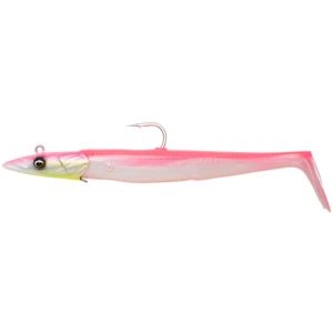 Savage Gear gumová nástraha Sandeel V2 15,5cm 46g Sinking Pink Pearl Silver 2+1